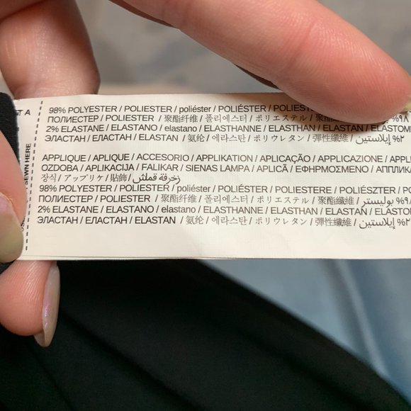 MANGO SUIT BLACK DRESS WITH WHITE ACCENT SIZE 2 - Picture 6 of 7